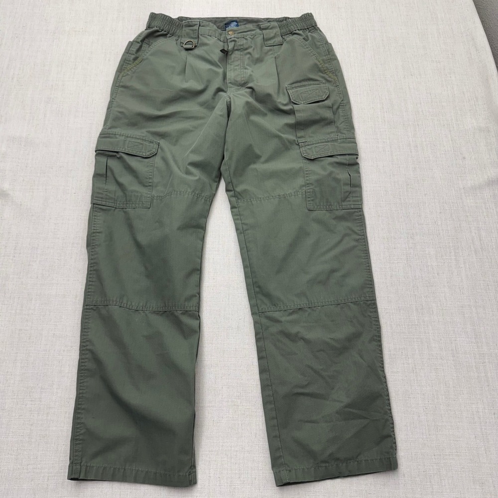 Propper Mens Tactical Cargo Pants Olive Green Ripstop 36x32 Work Outdoor